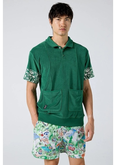 Puma The Fairgrounds Terry Havlu Polo Tişört 62468701 Yeşil