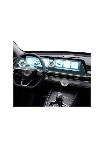 Chery Tiggo 7 Uyumlu 24.6" Navigasyon 9h Nano Ekran Koruyucu 2025-20206 Mat Beyaz
