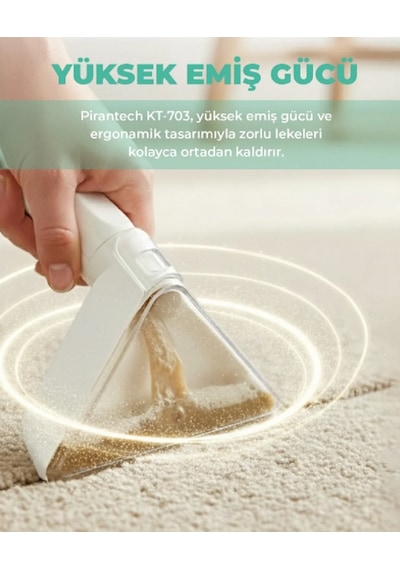 Pirantech Koltuk Ve Halı Yıkama Makinesi Kt-703