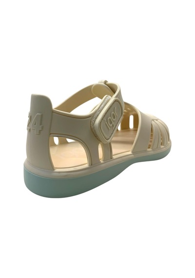 İgor Bb355 Tobby Solid Bicolor Çocuk Sandalet Krem