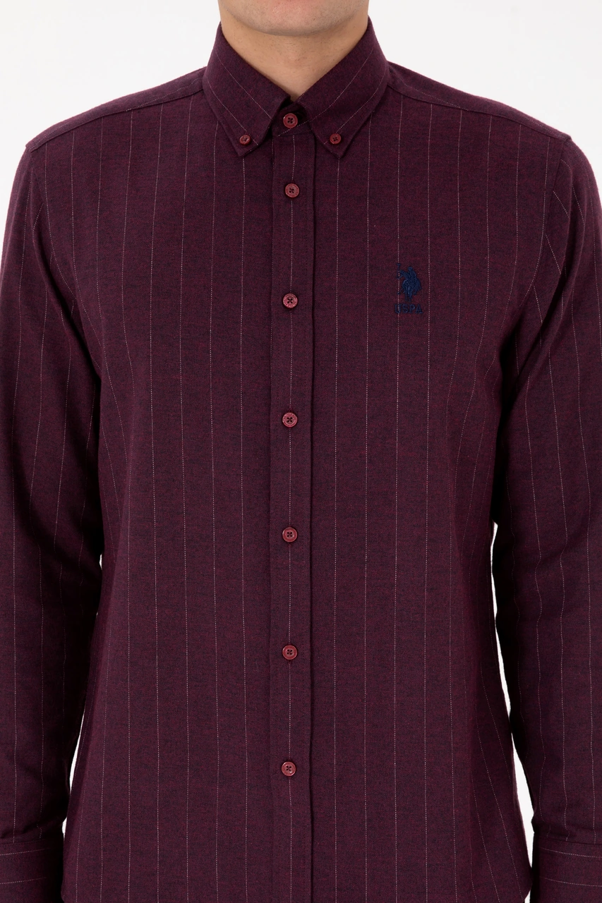 U.s. Polo Assn. Erkek Bordo Gömlek Desenli 50316559-vr014 Bordo U.s. Polo Assn. Erkek Bordo Gömlek Desenli 50316559-vr014 Bordo