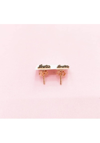 Oriental Kuyumculuk Jewellery Güvercin Kuş Gümüş Rose Küpe Rose