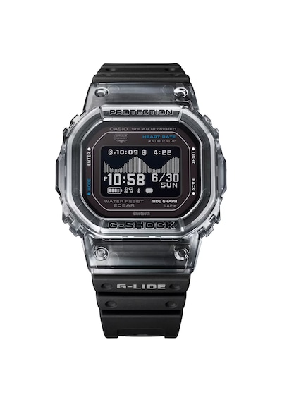 G-shock G-lide Gbx-h5600 Series 44.5 Mm Quartz Saat Gbx-h5600-1dr Gri