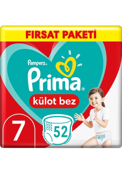Prima Külot Bez Fırsat Paketi 7 Beden 4x52 208 Adet 7 Numara