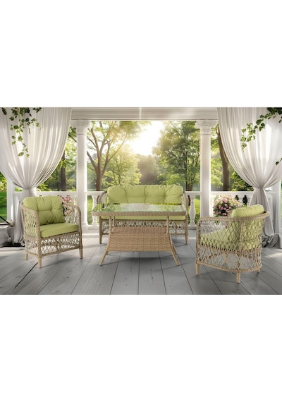 Tu Tienda Verona 2 1 1 Masa Bahçe Balkon Mobilyası,koyu Gri Yeşil