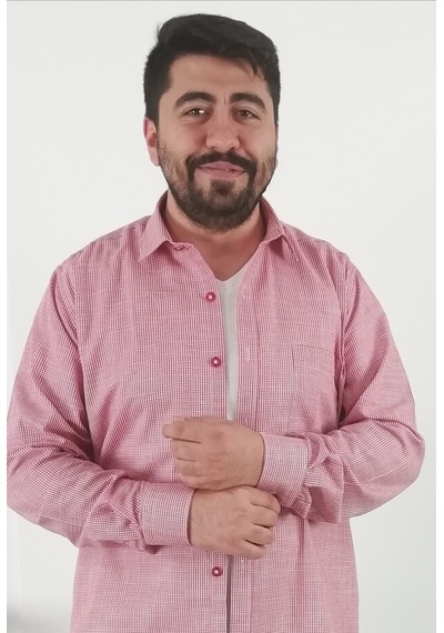Tousus Regular Fit Pitikareli Vual Erkek Gömlek Kls-4012-tss Kırmızı