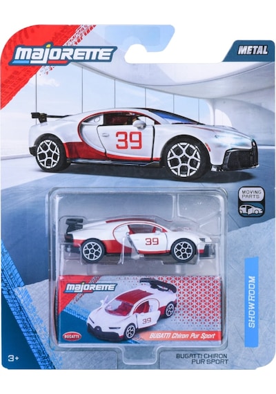 "majorette Deluxe Assortment Bugattı Chıron Pur Sport Beyaz Çok Renkli