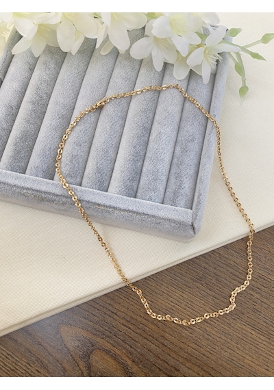 Işıltılı İşlemeli Çelik Zincir Kolye Kararmaz Xuping Vip Seri Ürün Rose 45 Cm Rose Gold