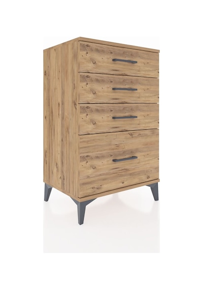 Hyperion Komodin 4 Çekmeceli 60x44x96 Çam-çam Çam