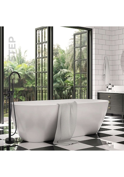 Newarc - Step Tabandan Banyo Bataryası Siyah - 900516b 321105 Diğer