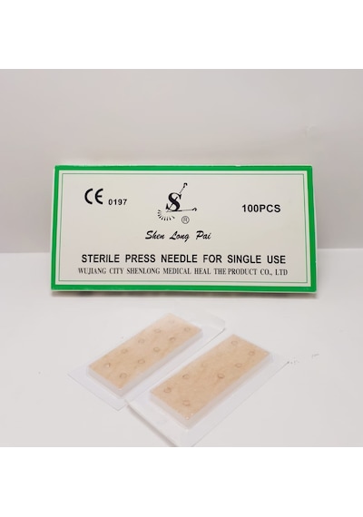 Shenlong Press Needle 0.22 X 1.5 -d 100 Adet Kalıcı Kulak İğnesi