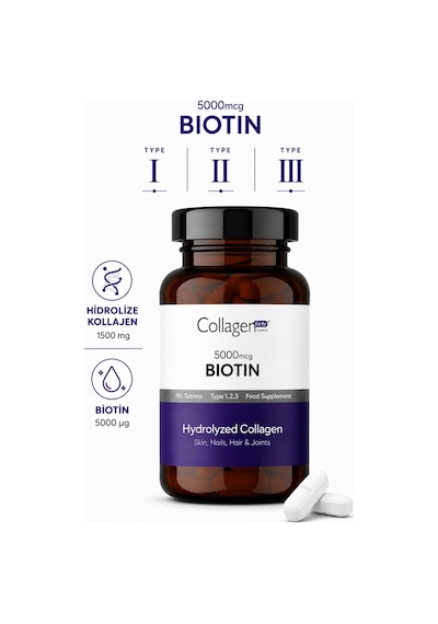 Collagen Forte Platinum Biotin 5000 MCG 60 Tablet