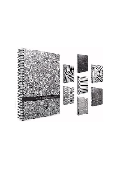 Gıpta Hope Defter Spiralli Karton Kapak 18,5x26 100 Yaprak Kareli