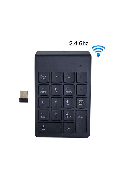 Kablosuz Numerik Keypad 18 Tuşlu Numpad Numara Klavyesi