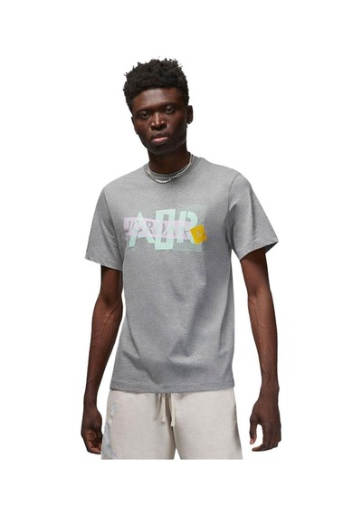 Jordan M Brand Gfx Ss Crew 3 Erkek T-shirt Dm1426-091 Gri-gri
