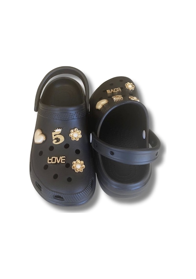 Lovıta Crocs Model Terlik 36-40 Siyah Siyah