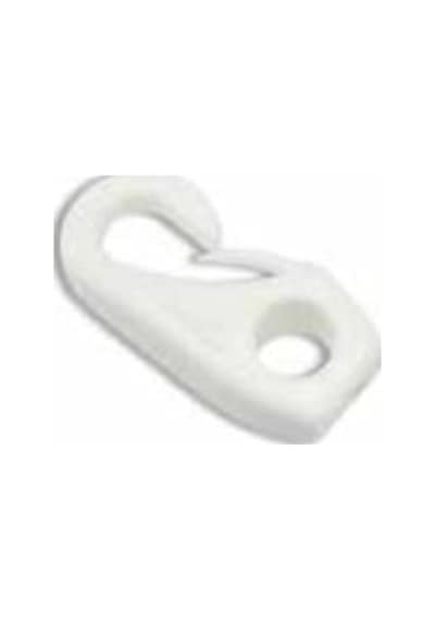 Sealux Kanca Plastik 6mm Beyaz