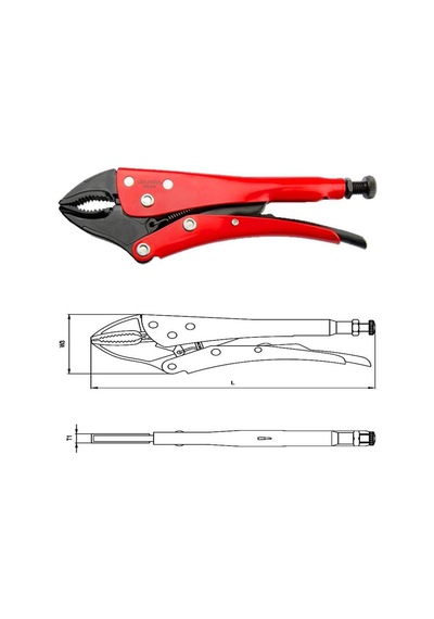 Ceta Form X -grip Universal Ayarlı Pense 190 Mm