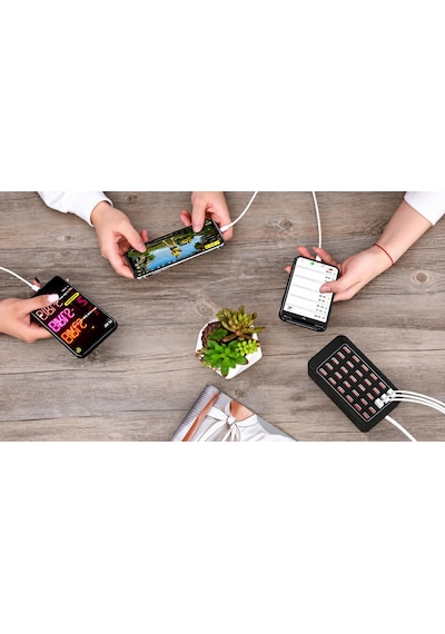 30 Portlu150w Usb Şarj İstasyonu Ev Ofis Toplantı Odası Akıllı Şarj 2.4a Soğutma Fanlı Isı Dağılımı Şarj Cihazı Şarj İstasyonu Çoklu
