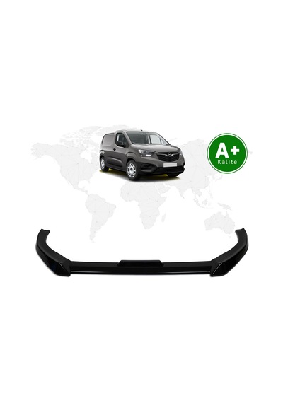 Opel Combo Panelvan Ön Lip Parlak Siyah 2019 Model Ve Sonrası