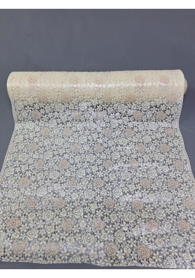 Pvc Küpür Dantel Raf Ve Dolap Örtüsü Runner Krem Kprhym055 Bej
