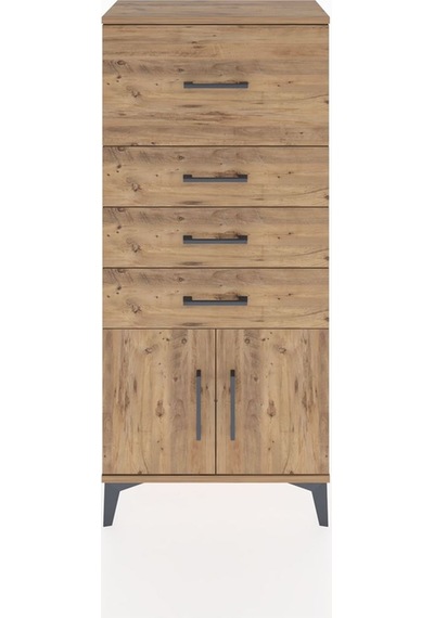 Hyperion Dolap 4 Çekmeceli 2 Kapaklı 60x44x134 Çam-çam Çam Hyperion Dolap 4 Çekmeceli 2 Kapaklı 60x44x134 Çam-çam Çam