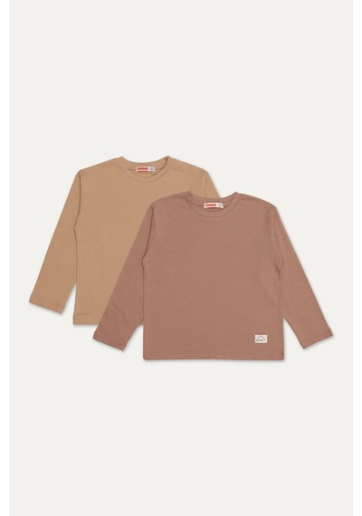 Funfair 2'li Çocuk Sweatshirt 251bsc-s10.e Bej
