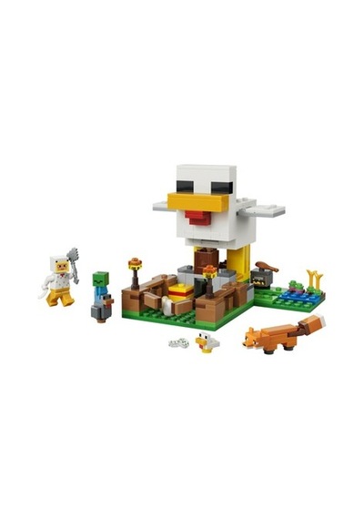 Lego 7 Yaş Ve Üzeri Çocuklar İçin Minecraft Tavuk Çiftliği Oyuncak Seti