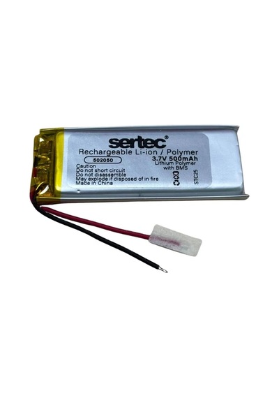 Sertec 502050 3. 7v 500 Mah Li-polymer Pil Devreli/1. 5a