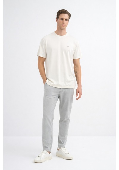 Cazador Erkek Modal Kumaş Basic Regular Fit 44105 Ekru Ekru