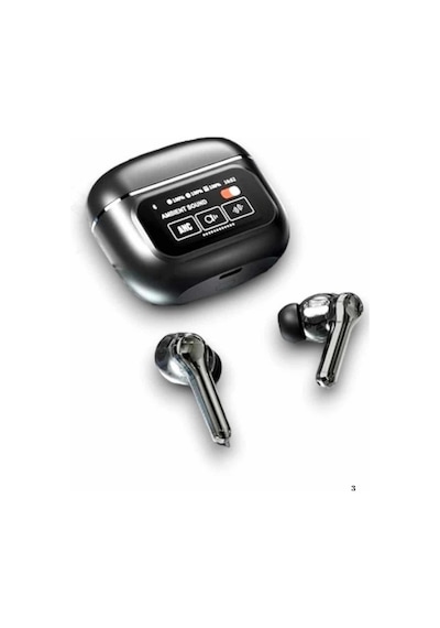 2.nesil Pro Ekranlı Sesli Görüşme Yapabilen Kablosuz Bluetooth Kulaklık Yeni Nesil Siyah
