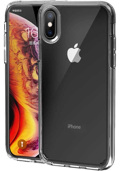 Apple Uyumlu iPhone Xs 5.8 Kılıf Zore Coss Kapak Renksiz