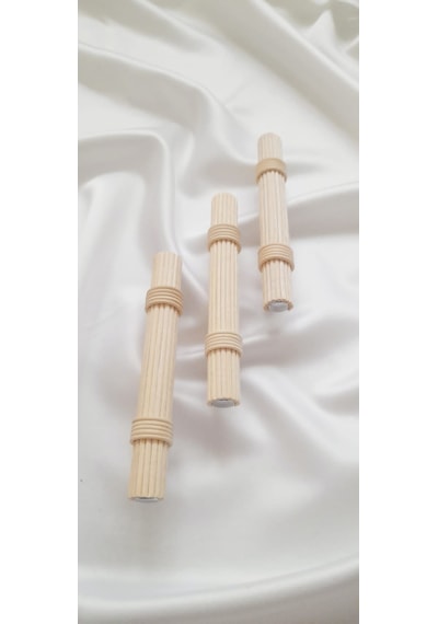 Bambu El Sanatı Kulplar - Doğanın Zarafeti Elinizin Altında 128mm