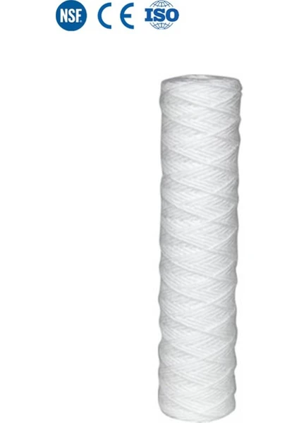 Arıtma Nsf, Iso Belgeli 10 Inç Iplik 5 Micron Sediment Ip Filtre. 10"