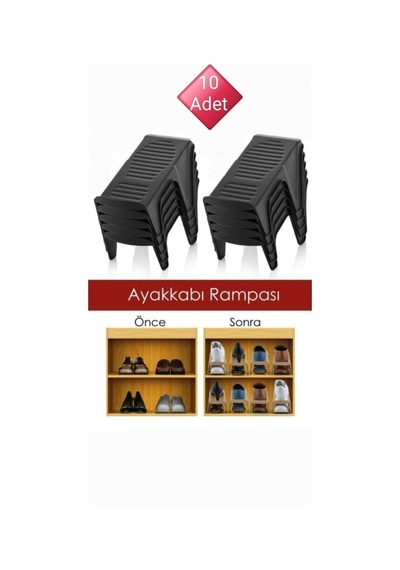 Ayakkabı Rampası Tekli 10 Adet Plastik Turkuaz Tr Diğer