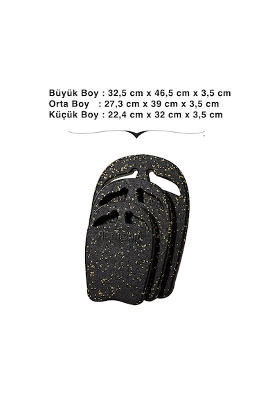 Actifoam Orta Boy Yüzme Tahtası Kickboard/siyah-yeşil Siyah - Yeşil