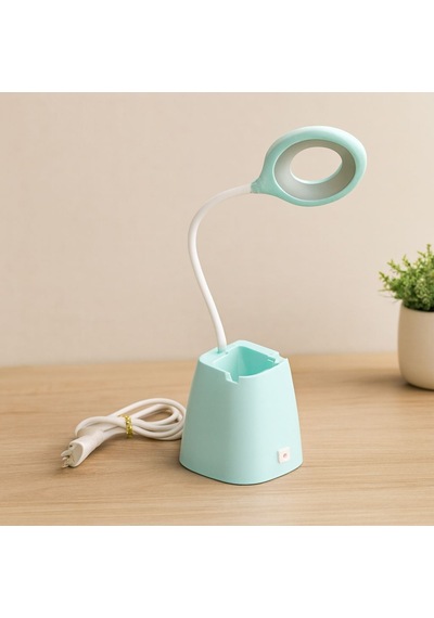 Led Masa Lambası Akrobat Kollu Kalemlikli 2w Çok Renkli