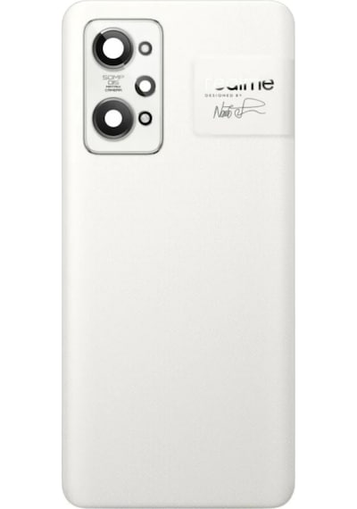 Realme Gt 2 Beyaz Arka Kapak Batarya Kapağı Pil Kapağı Beyaz
