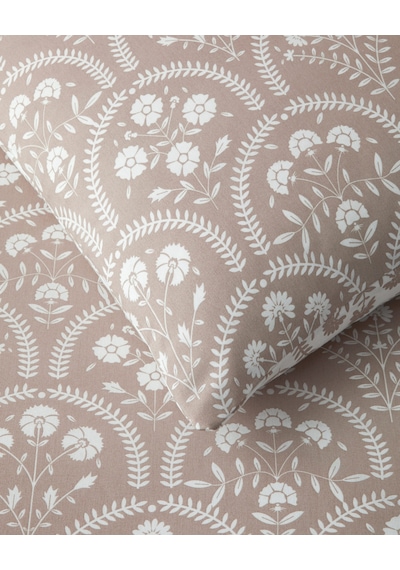 English Home Garden Veil Kolay Ütülenir Çift Kişilik Nevresim Takımı 200x220 Cm Pudra Pudra