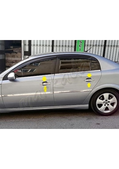 Db Chrome Opel Vectra C Kapı Kolu Nikelajı 2002-2009 4 Kapı P.Çel