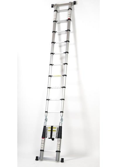 Cardilife 310 Cm +310 Cm -10+10 Basamaklı Alümınyum Teleskopik Merdiven - A Tipi Uzayan Merdiven 10+10