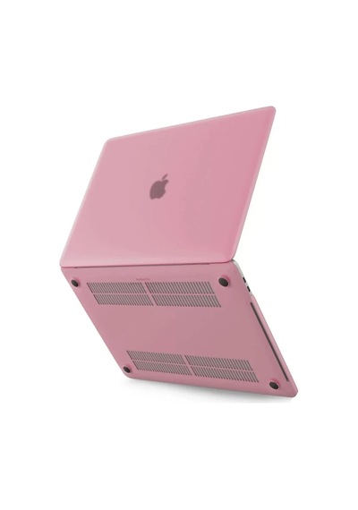 Newface Macbook Uyumlu  Pro 13 2020 Macbook Uyumlu  Buzlu Kapak - Pembe