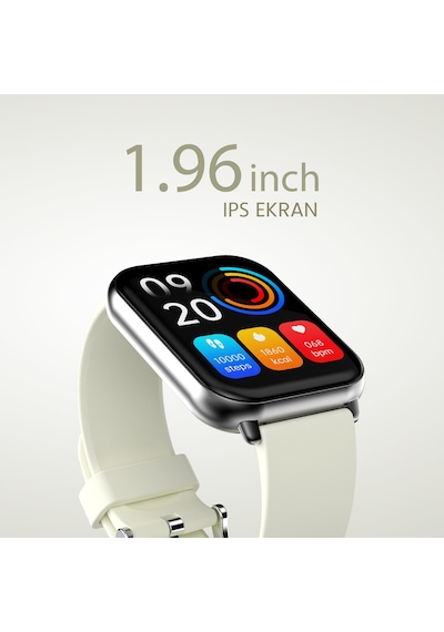 HiFuture FutureFit Zone2 1.96" BT5.2 Arama IP68 Su Geçirmez Nabız SpO2 Akıllı Saat (Distribütör Garantili)