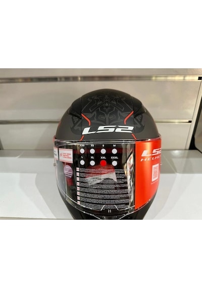 Ls2 Rapid Takaroa Kask Kırmızı Mat Siyah