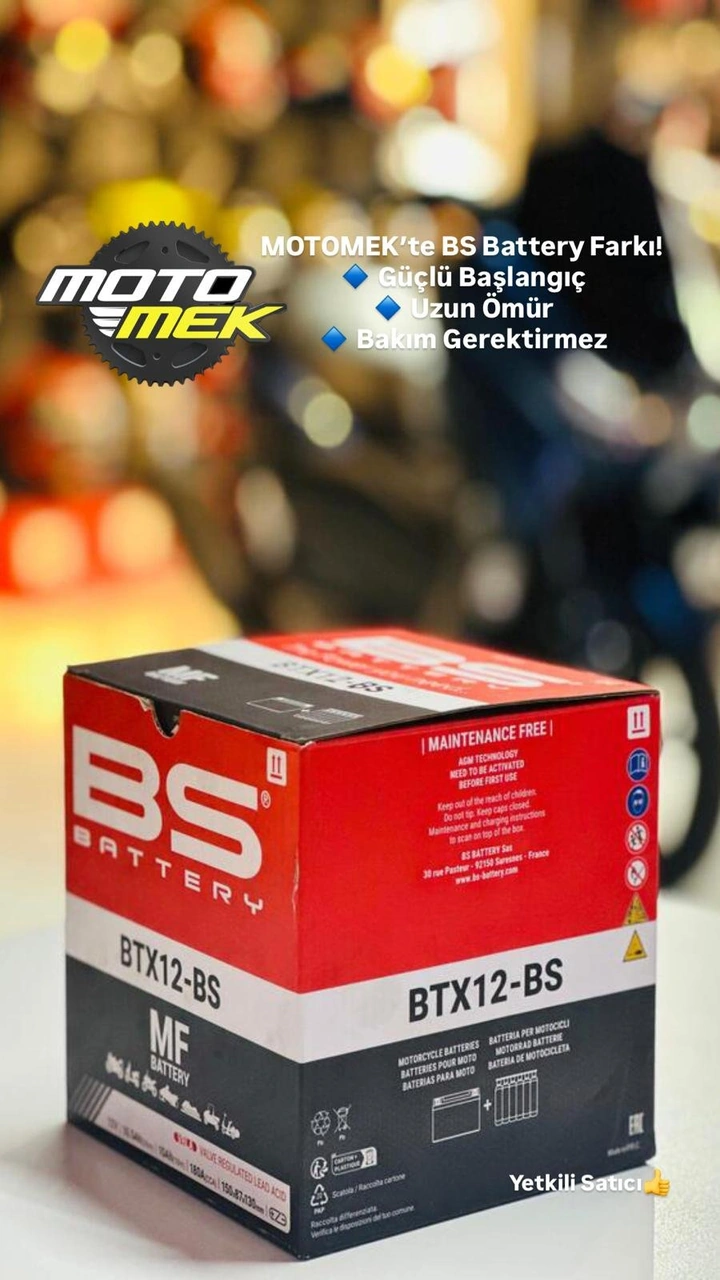 Sym Gts 250 Joyride 300 Uyumlu Bs Battery Btx12-bs Motosiklet Aküsü Ytx12