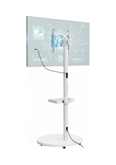 Npo Std3822twe 17"- 43" Vesa Tekerlekli Dikey/yatay Dönebilen Mobil Monitör/tv Standı