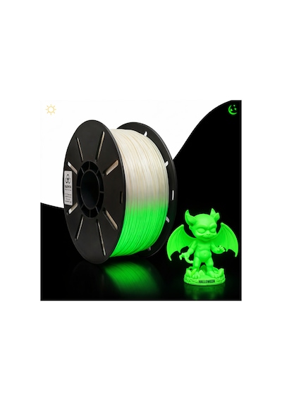 Glow Yeşil Gece Parlayan Pla Premium Filament 1.75mm 1kg