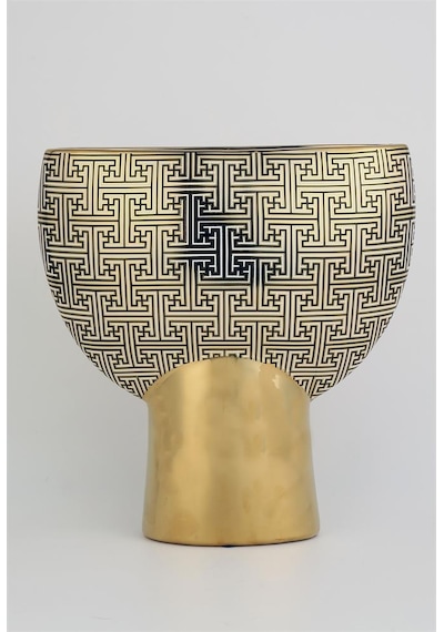 Vitale Seramik Modern Vazo 29.3 12 31.5 Cm Ak.kd0064 Renkli
