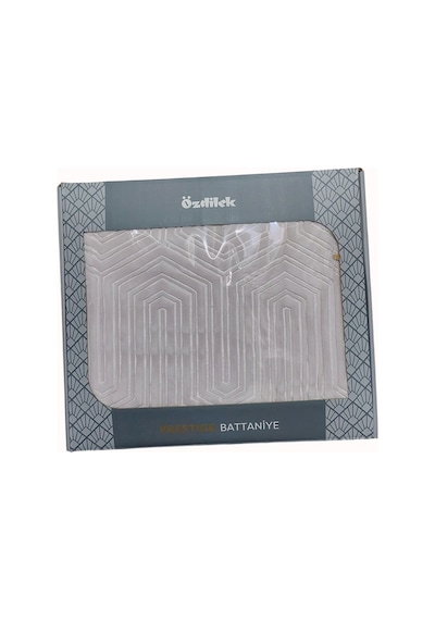 Özdilek Prestige Çift Kişilik Battaniye 220x240 Kristal Gri Yeni Gri