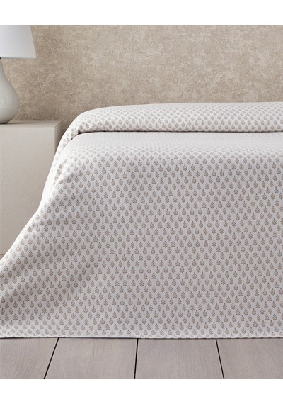 Pure Leaves Ecosoft Çift Kişilik Pike 200x220 Cm Bej Bej